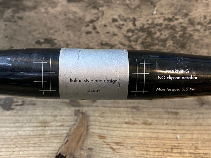 JO981 3T ERGOSUM LTD カーボン ドロップハンドル ブラケットC-C420mm Φ31.8 ※固定跡強いためジャンク