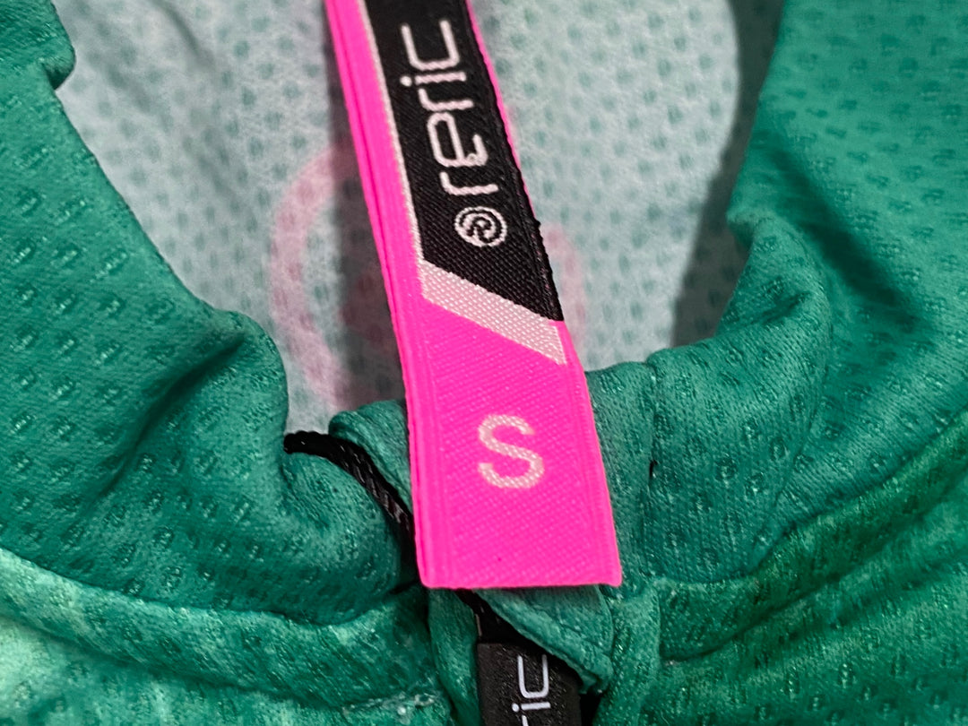 JV956 レリック reric Fuzzy Womens Standerd Jersey 半袖 サイクルジャージ レディース S 緑 レディース
