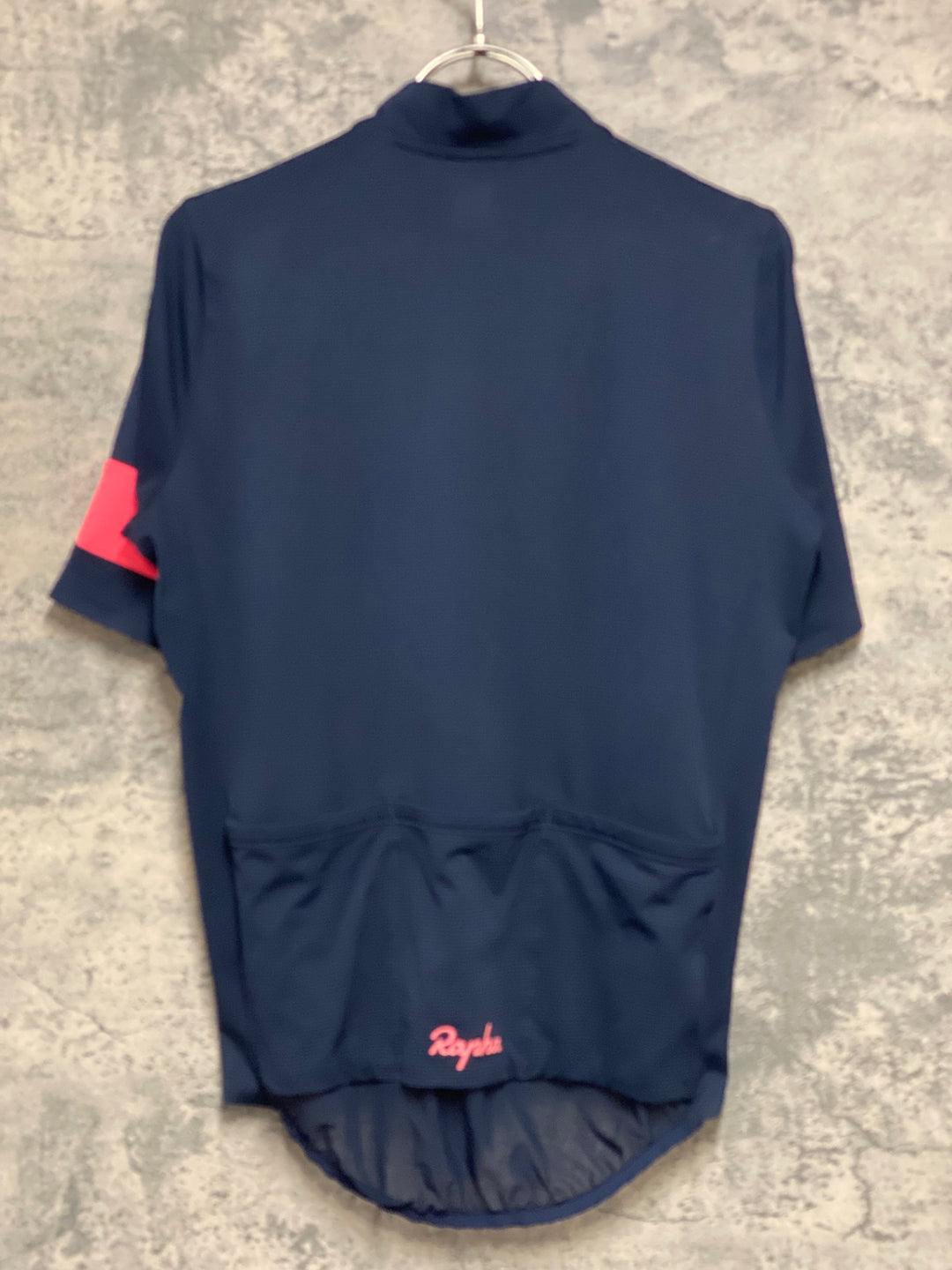 KH914 ラファ Rapha CLASSIC FLYWEIGHT JERSEY 半袖 サイクルジャージ 濃紺 S