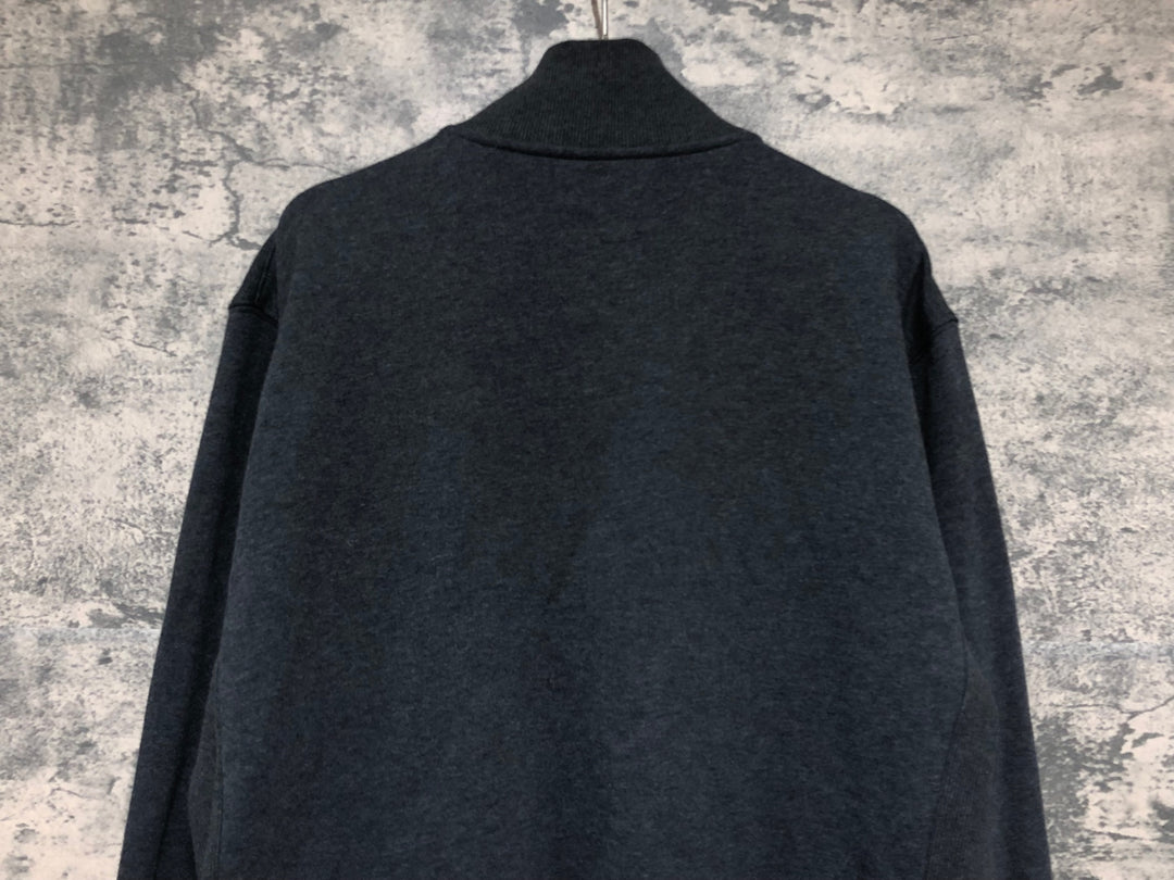KL359 ラファ Rapha LOGO TRACK JACKET トラックジャケット グレー L 裏起毛