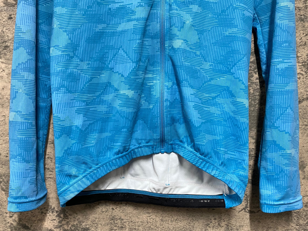 KJ188 パールイズミ PEARL iZUMi 長袖 サイクルジャージ 青 L