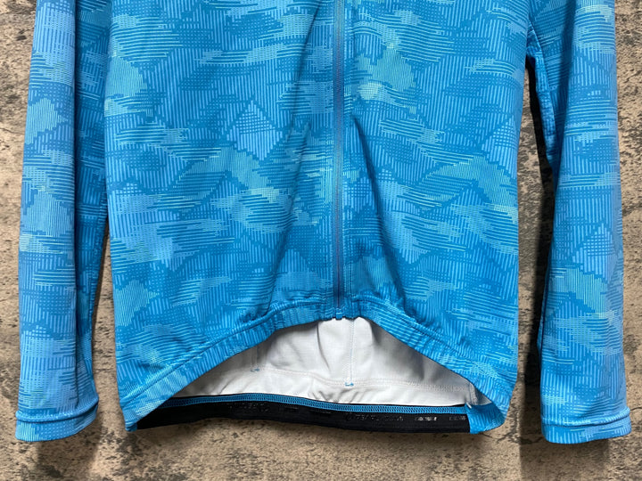 KJ188 パールイズミ PEARL iZUMi 長袖 サイクルジャージ 青 L