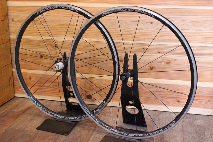 カンパニョーロ CAMPAGNOLO ゾンダ ZONDA アルミ クリンチャー ホイールセット シマノ 11S/12S 17C 【名古屋店】