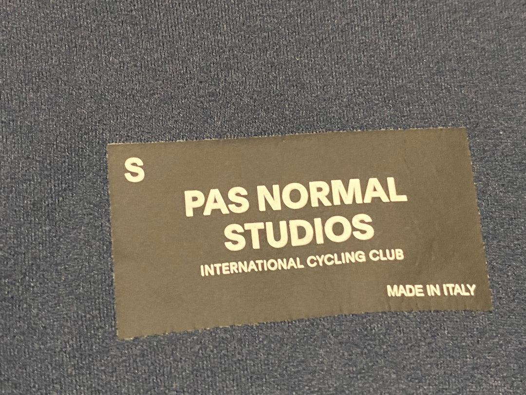 KK077 パスノーマルスタジオ PAS NORMAL STUDIOS 長袖 サイクルジャージ 紺 S 裏起毛