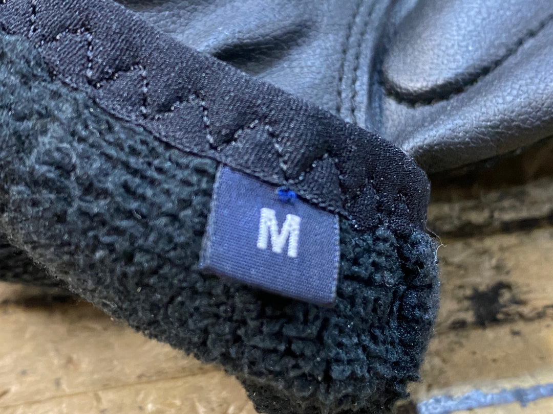 KJ050 モンベル mont-bell 長指 ウィンターグローブ 黒 M 裏起毛 GORE TEX INFINIUM