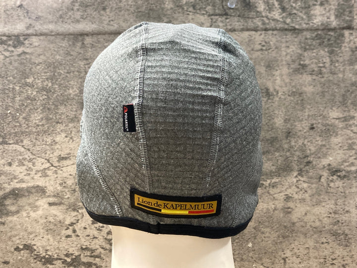 KS254 リオンドカペルミュール Lion de kapelmuur ウィンターキャップ グレー ONE SIZE POLARTEC