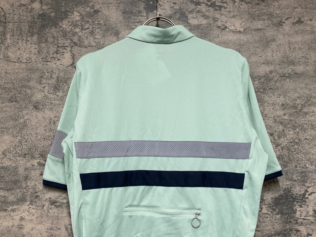 JV501 ラファ Rapha BREVET LIGHTWEIGH JERSEY 半袖 サイクルジャージ 緑 L