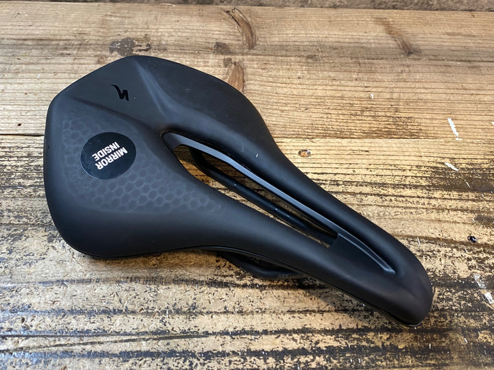 JP802 スペシャライズド SPECIALIZED POWER EXPERT WITH MIRROR サドル 黒 HOLLOW TI レール