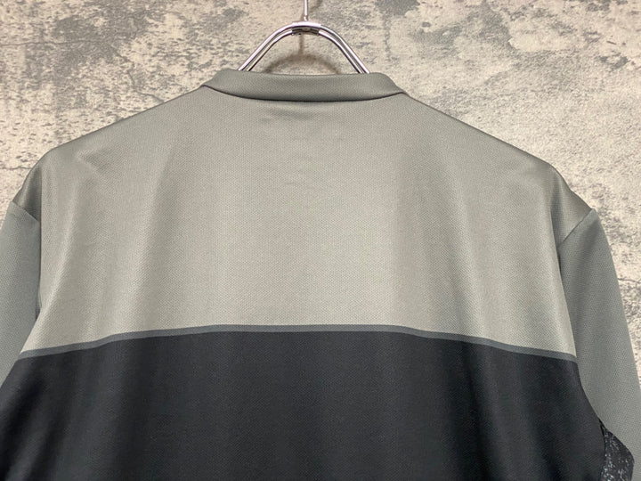 JJ187 カステリ CASTELLI 半袖 サイクルジャージ 黒 グレー XL