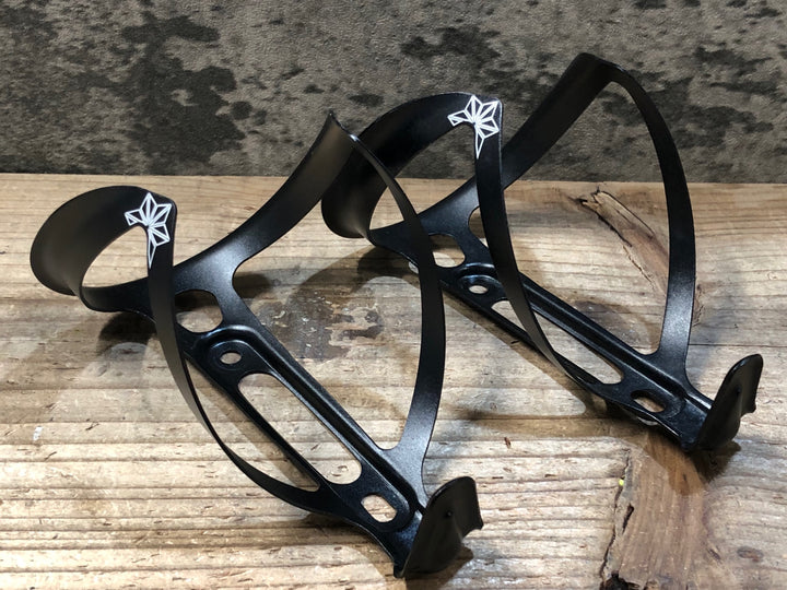 JX068 スパカズ SUPACAZ FLY CAGE ANODAIZD ボトルケージ 黒 2個セット