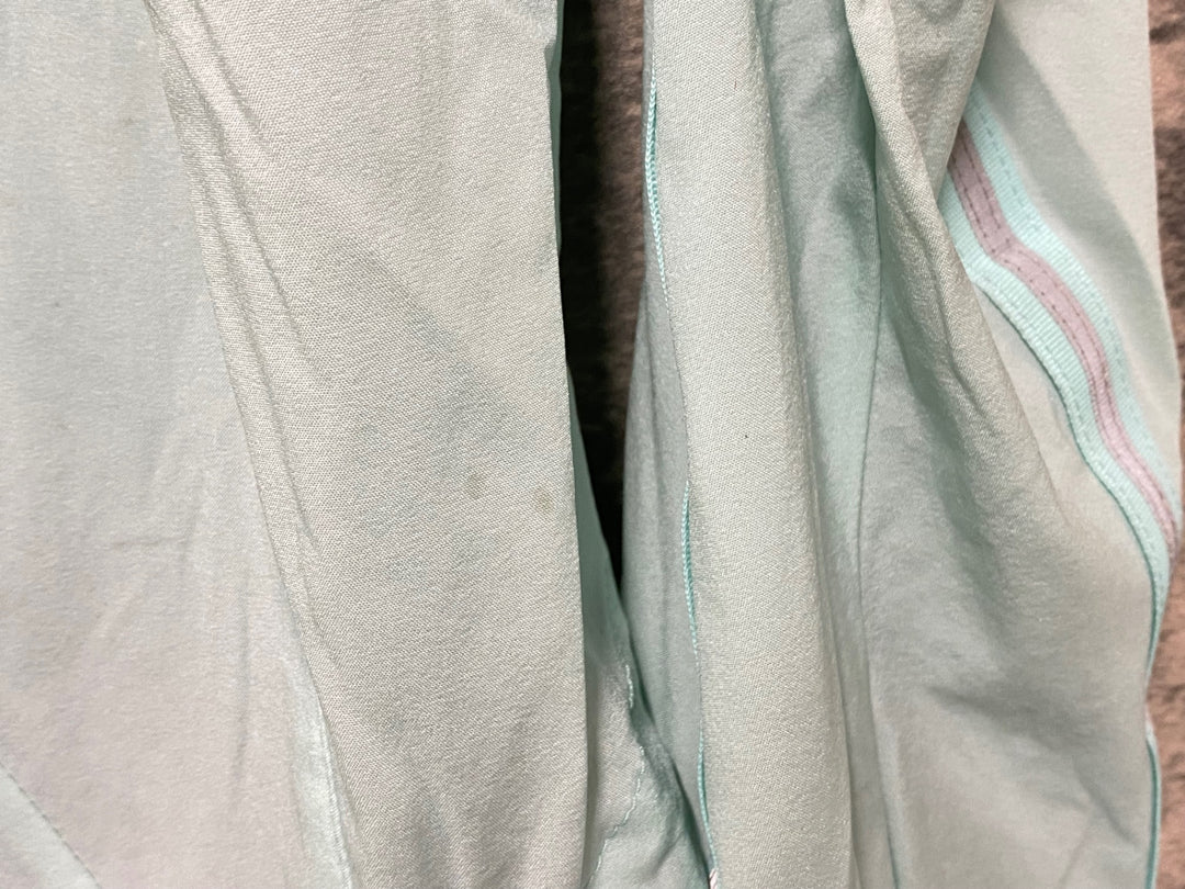 KF616 ラファ Rapha WIND JACKET 長袖 ウィンドブレーカー 水色 S ※チャック割れ、汚れあり