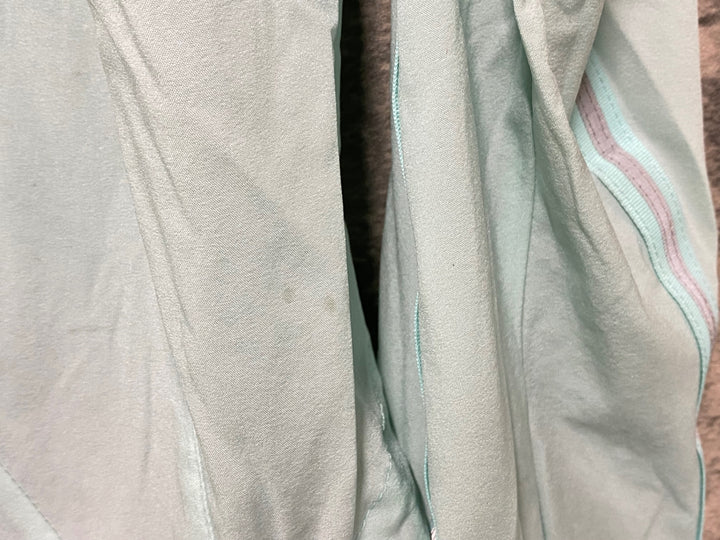 KF616 ラファ Rapha WIND JACKET 長袖 ウィンドブレーカー 水色 S ※チャック割れ、汚れあり