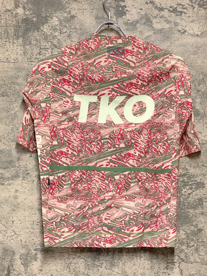 KJ288 パスノーマルスタジオ PAS NORMAL STUDIOS Men's T.K.O. Mechanism Pro Jersey - Disorder 半袖 サイクルジャージ ピンクカモ L