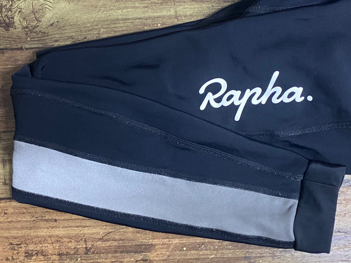 KR407 ラファ Rapha CLASSIC WINTER TIGHTS WITH PAD ビブタイツ 黒 S 裏起毛