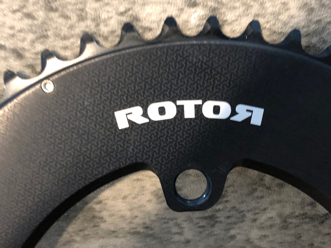 JT544 ローター ROTOR AERO ROUND RING チェーンリングセット 黒 52/36T BCD110