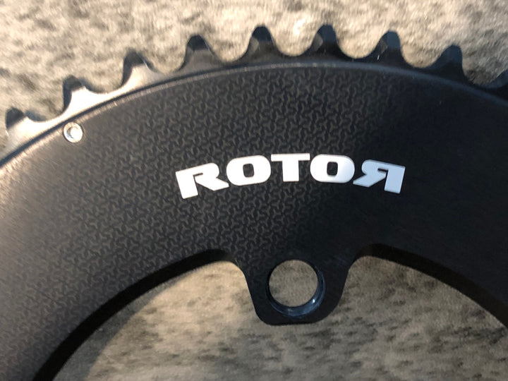 JT544 ローター ROTOR AERO ROUND RING チェーンリングセット 黒 52/36T BCD110