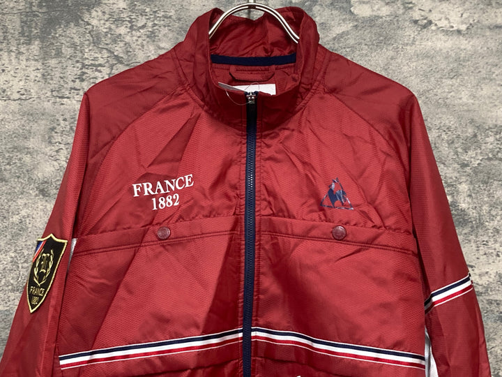 KK450 ルコックスポルティフ le coq sportif 長袖 サイクルジャケット 赤 O