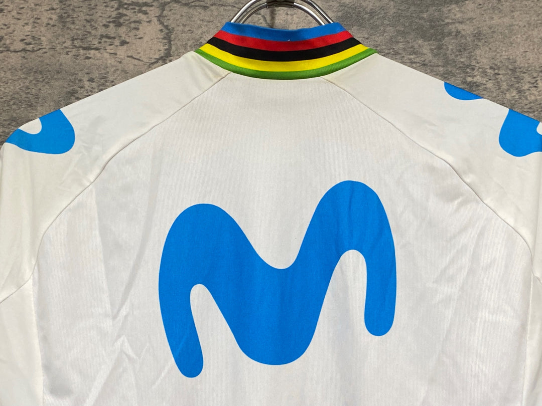 JP957 エンデュラ ENDURA モビスター Movistar Team 2019 World Champion Jersey 半袖 サイクルジャージ S