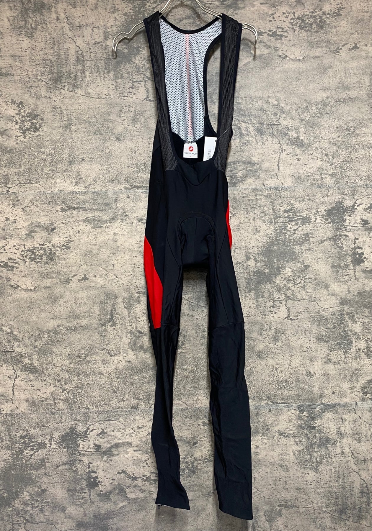 JT028 カステリ CASTELLI ビブタイツ 黒 赤 L 裏起毛 – BICI AMORE