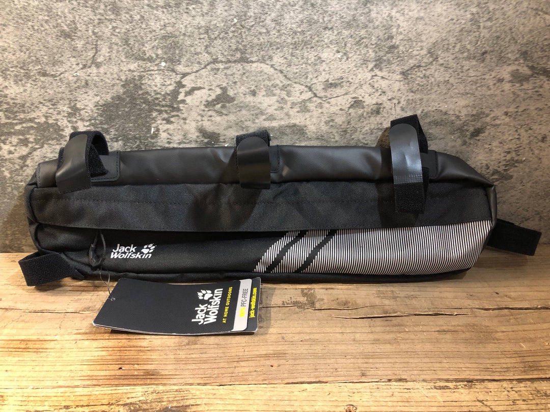 KE577 ジャックウルフスキン Jack Wolfskin トップチューブフレームバッグ ブラック