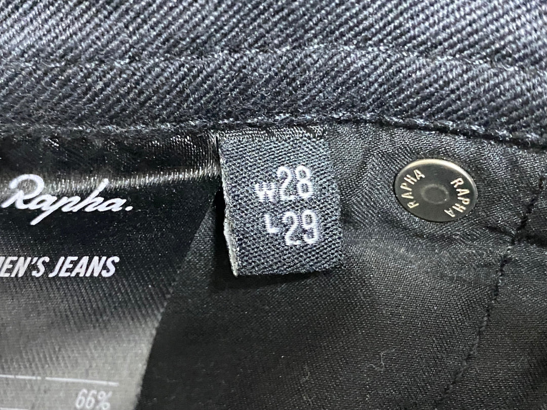 JY100 ラファ Rapha WOMEN’S JEANS ジーンズパンツ レディース 黒 W28 L29
