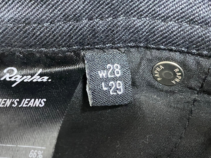 JY100 ラファ Rapha WOMEN’S JEANS ジーンズパンツ レディース 黒 W28 L29