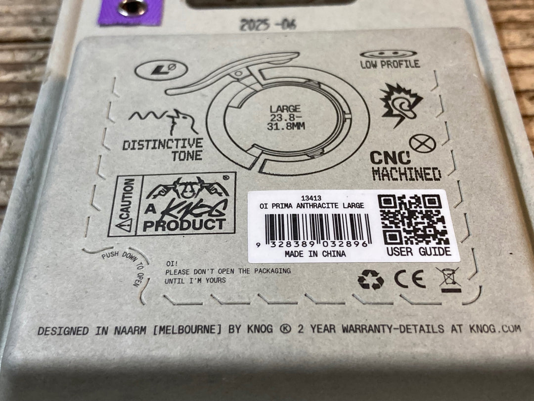 JS514 ノグ knog Oi PRIMA ベル 黒 L Φ23.8-31.8