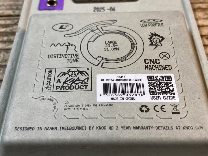 JS514 ノグ knog Oi PRIMA ベル 黒 L Φ23.8-31.8
