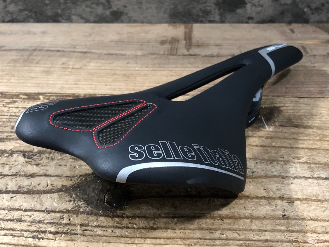 KP225 セライタリア Selle Italia SLR Flow KIt Carbonio サドル カーボンレール 黒