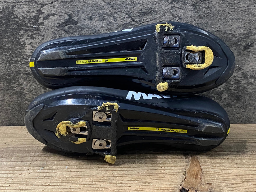 KO736 マヴィック MAVIC COSMIC BOA ビンディングシューズ 黒 3穴 40 2/3