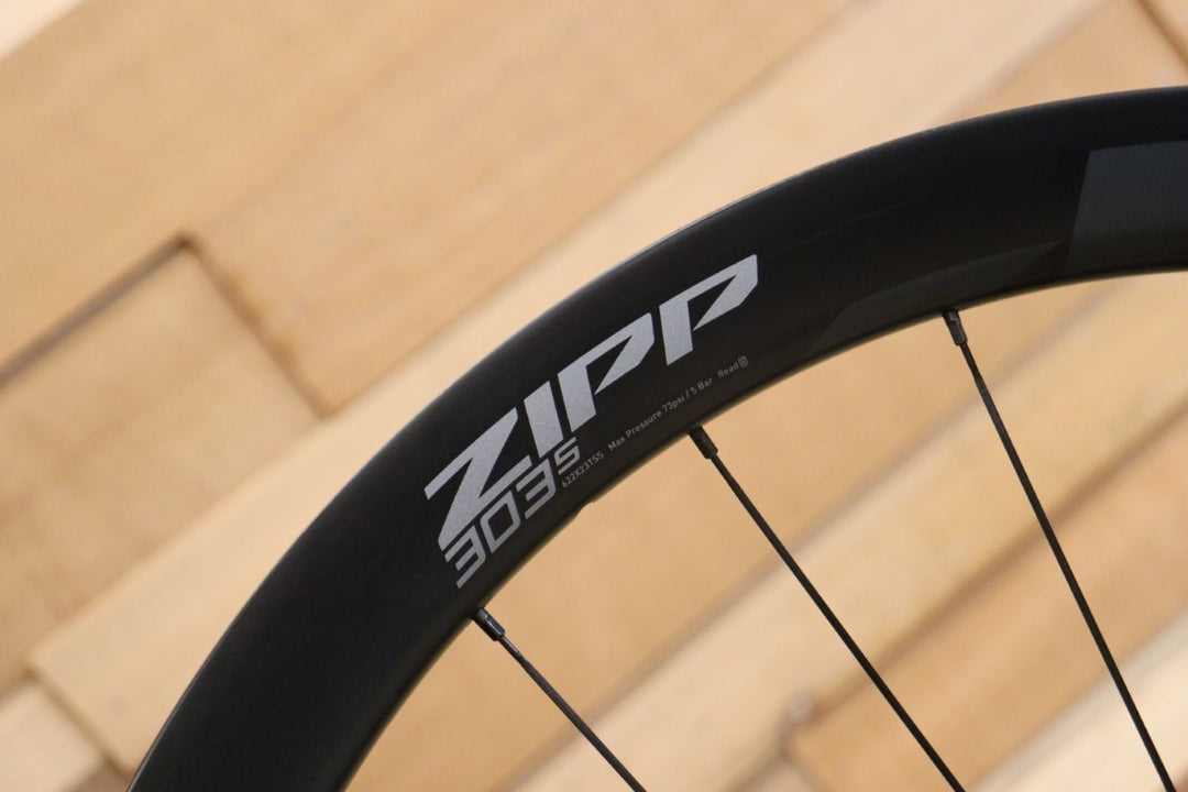 ジップ ZIPP 303S カーボン チューブレスレディ ディスク ホイールセット シマノ12/11S フックレス 23C 【立川店】