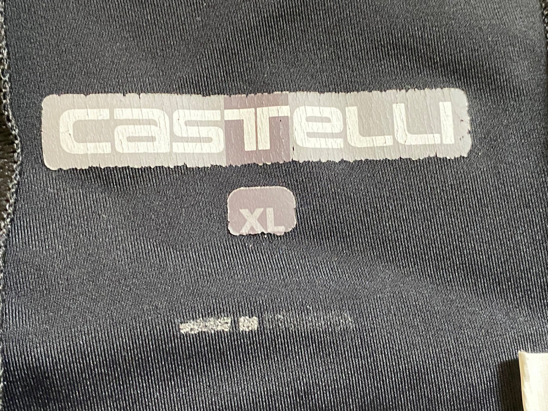 KG451 カステリ CASTELLI ビブショーツ 黒 黃 XL