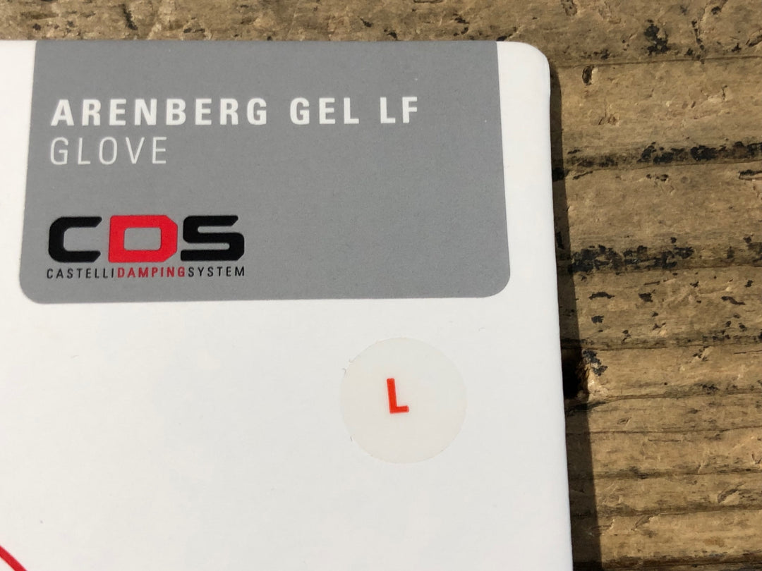 KF196 カステリ CASTELLI ARENBERG GEL LF 長指 グローブ 黒 オレンジ L