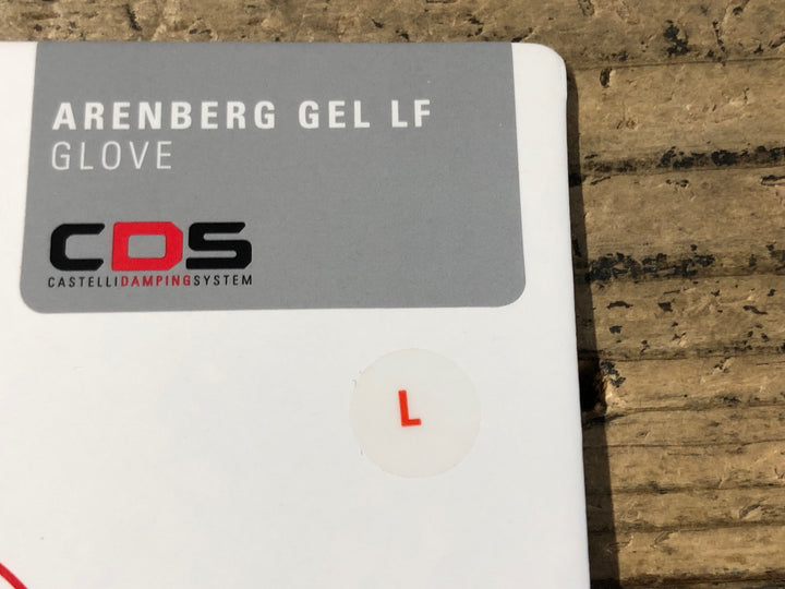 KF196 カステリ CASTELLI ARENBERG GEL LF 長指 グローブ 黒 オレンジ L