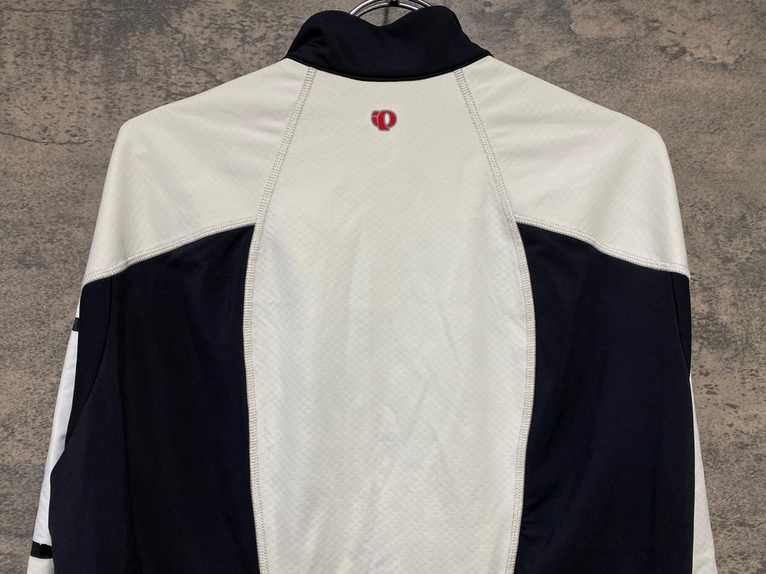 KF697 パールイズミ PEARL iZUMi 長袖 サイクルジャケット 白 黒 XL 裏起毛