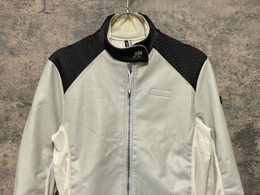KF501 アソス assos 長袖 サイクルジャケット 白 M ※毛玉 擦れ