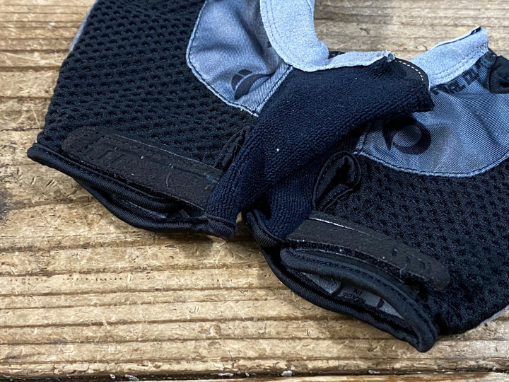 KH091 パールイズミ PEARL iZUMi 指切り グローブ グレー 黒 S