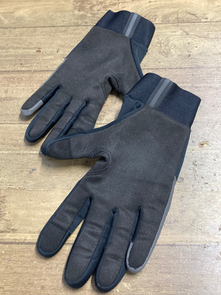 KH964 ラファ Rapha PRO TEAM WINTER GLOVES 長指 グローブ 黒 M 裏起毛