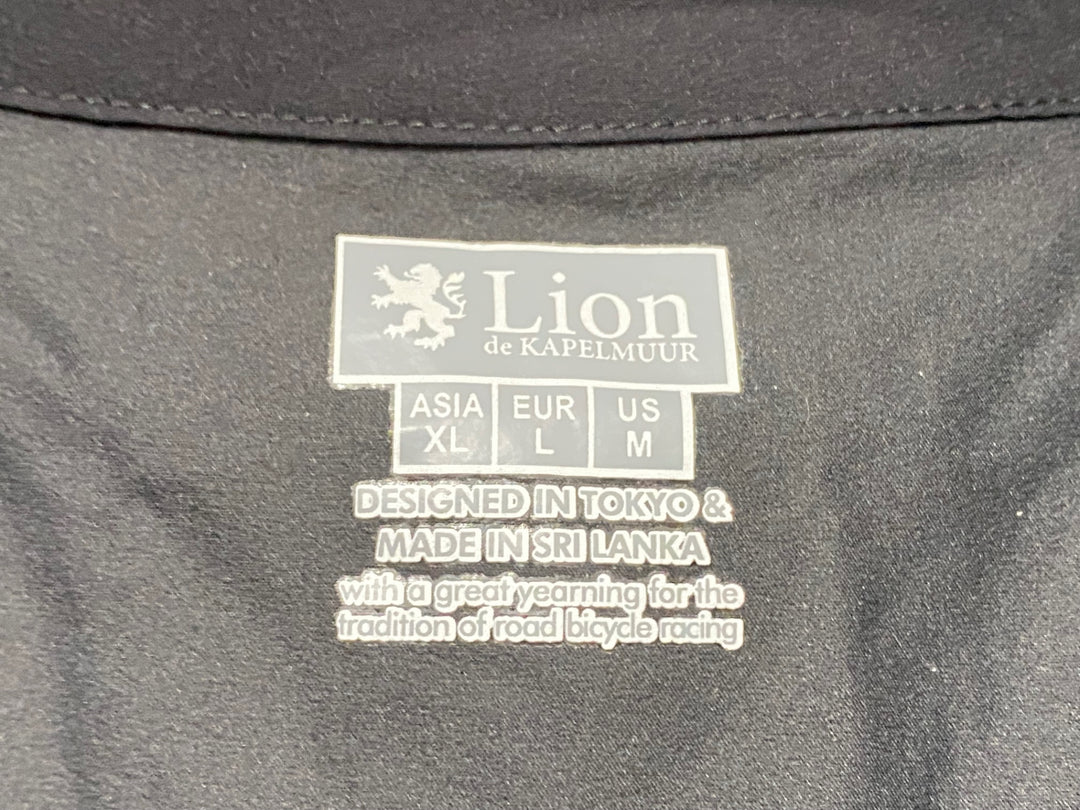 KK358 リオンドカペルミュール Lion de KAPELMUUR ジレ サイクルベスト 黒 XL