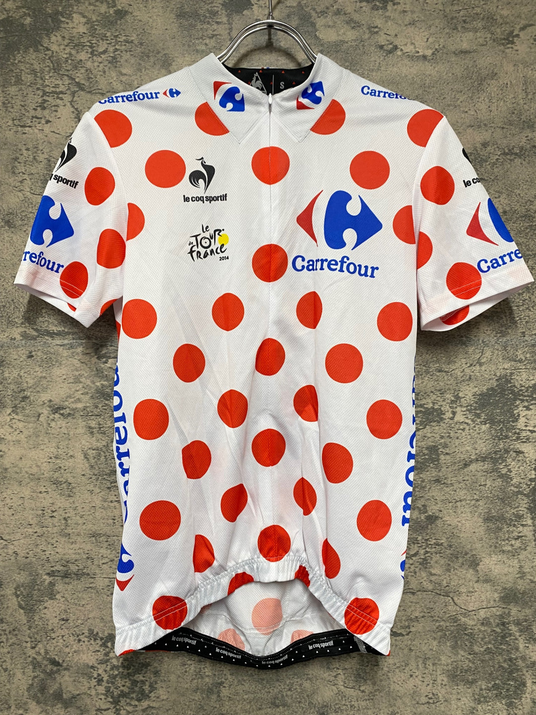 KJ964 ルコックスポルティフ le coq sportif 半袖 サイクルジャージ 白 S Le Tour de France