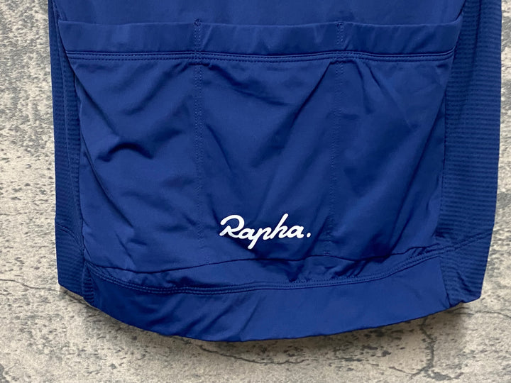 KN403 ラファ Rapha CORE LIGHTWEIGHT JERSEY 半袖 サイクルジャージ 紺 S