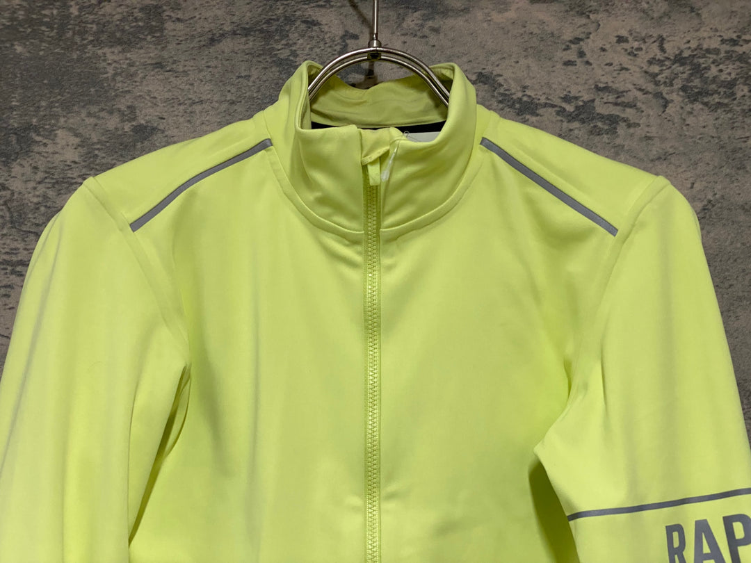 KG831 ラファ Rapha PRO TEAM LONG SLEEVE INFINIUM JERSEY 長袖 サイクルジャージ 黄 S GORE-TEX INFINIUM