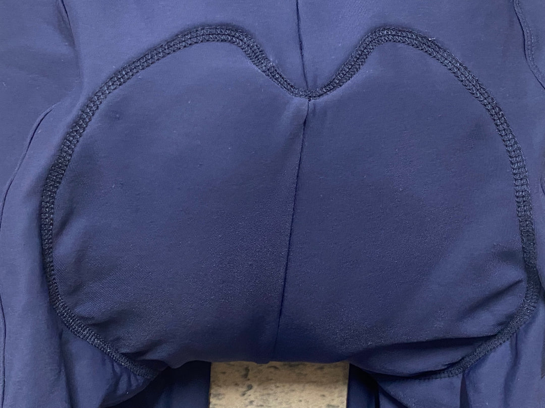 KP120 カステリ CASTELLI レーサータイツ 紺 S 裏起毛
