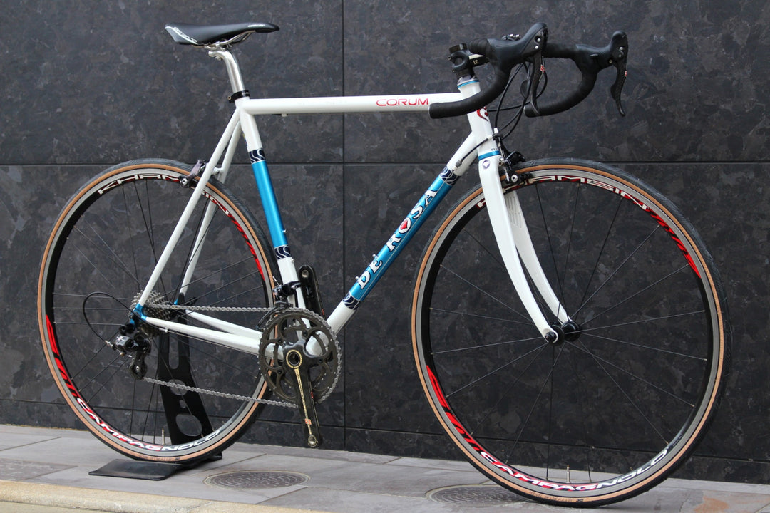デローザ DE ROSA コルム CORUM 2011モデル 54サイズ カンパニョーロ レコード 11S クロモリ ロードバイク 【福岡店】