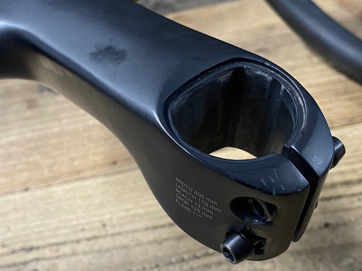 KA207 CADEX Aero Integrated Handlebar 一体型カーボンハンドル 400mm 110mm 11°