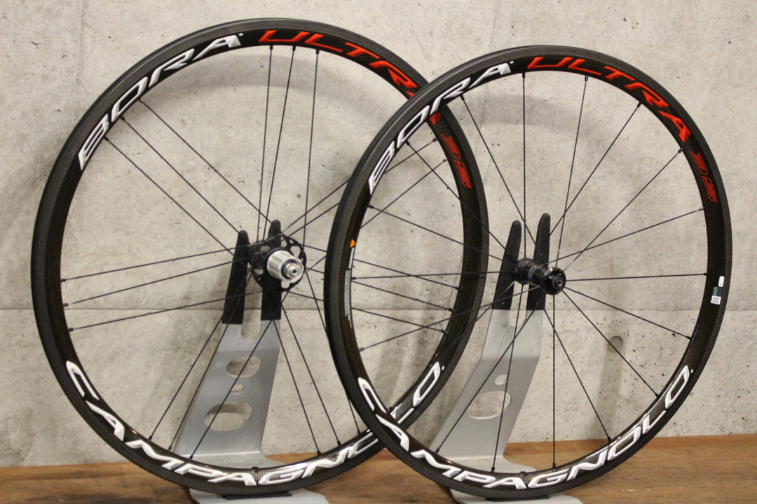カンパニョーロ CAMPAGNOLO ボーラ BORA ULTRA 35 カーボン クリンチャー ホイールセット シマノ11/12S 17C 【福岡店】
