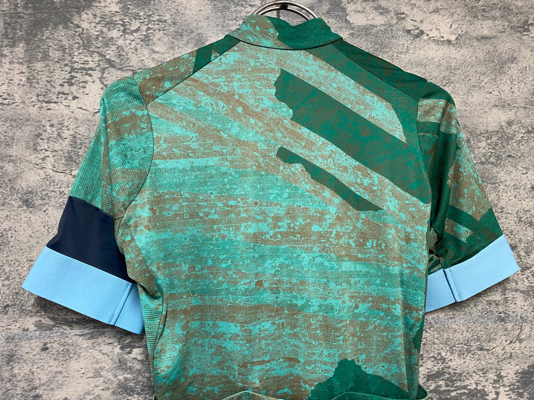 KD414 ラファ Rapha PRO TEAM GRAVEL TRAINING JERSEY 半袖 サイクルジャージ 緑 XS