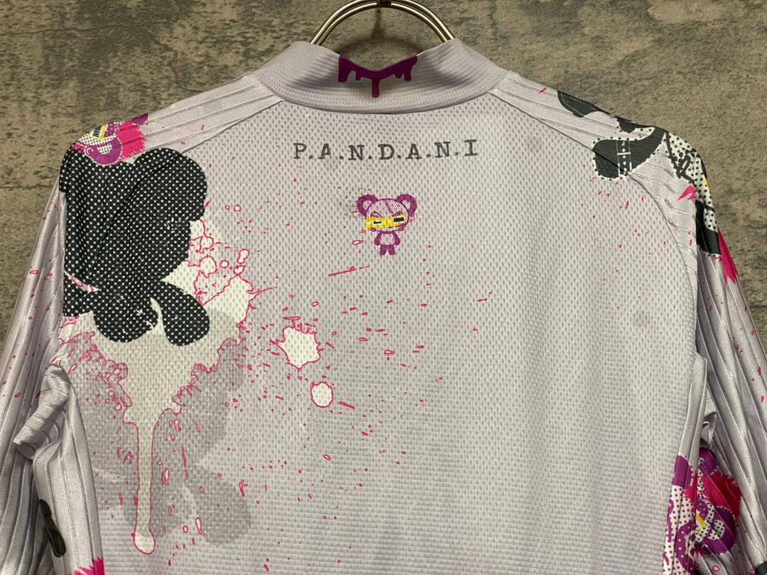 JR213 パンダーニ pandani 半袖サイクルジャージ 紫 S エアロジャージ