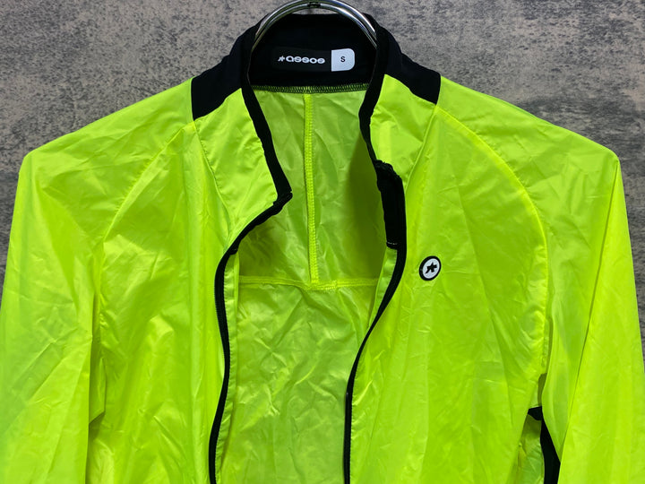 JT118 アソス assos MILLE GT WIND JACKET C2 長袖 ウィンドブレーカー S ※ファスナー破損