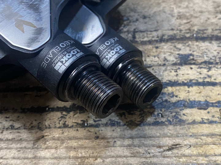 JN459 ルック LOOK ケオブレード KEO BLADE CARBON ビンディングペダル クロモリシャフト ※傷スレあり